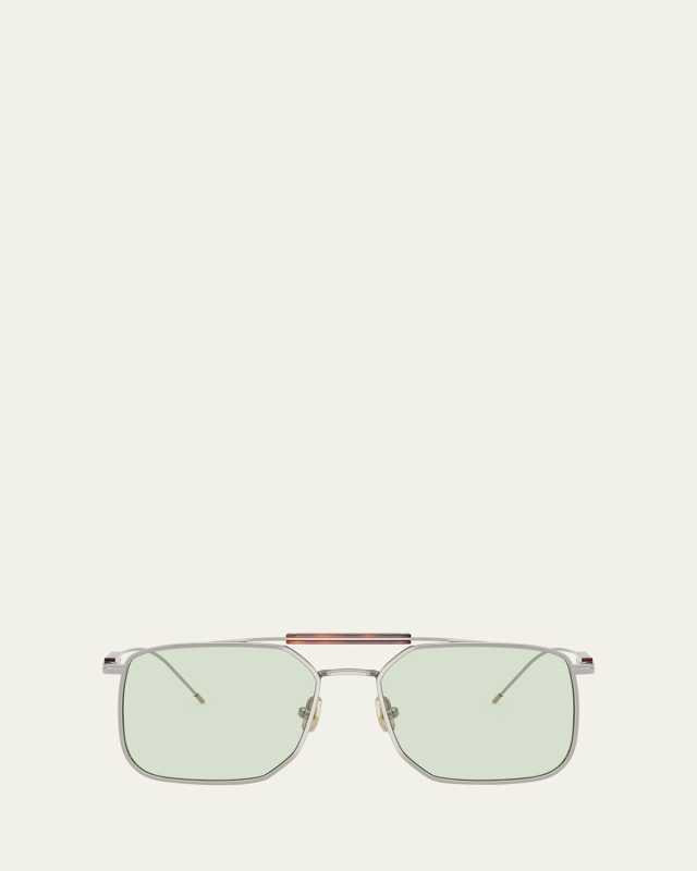 0BC2005ST Square Metal Sunglasses